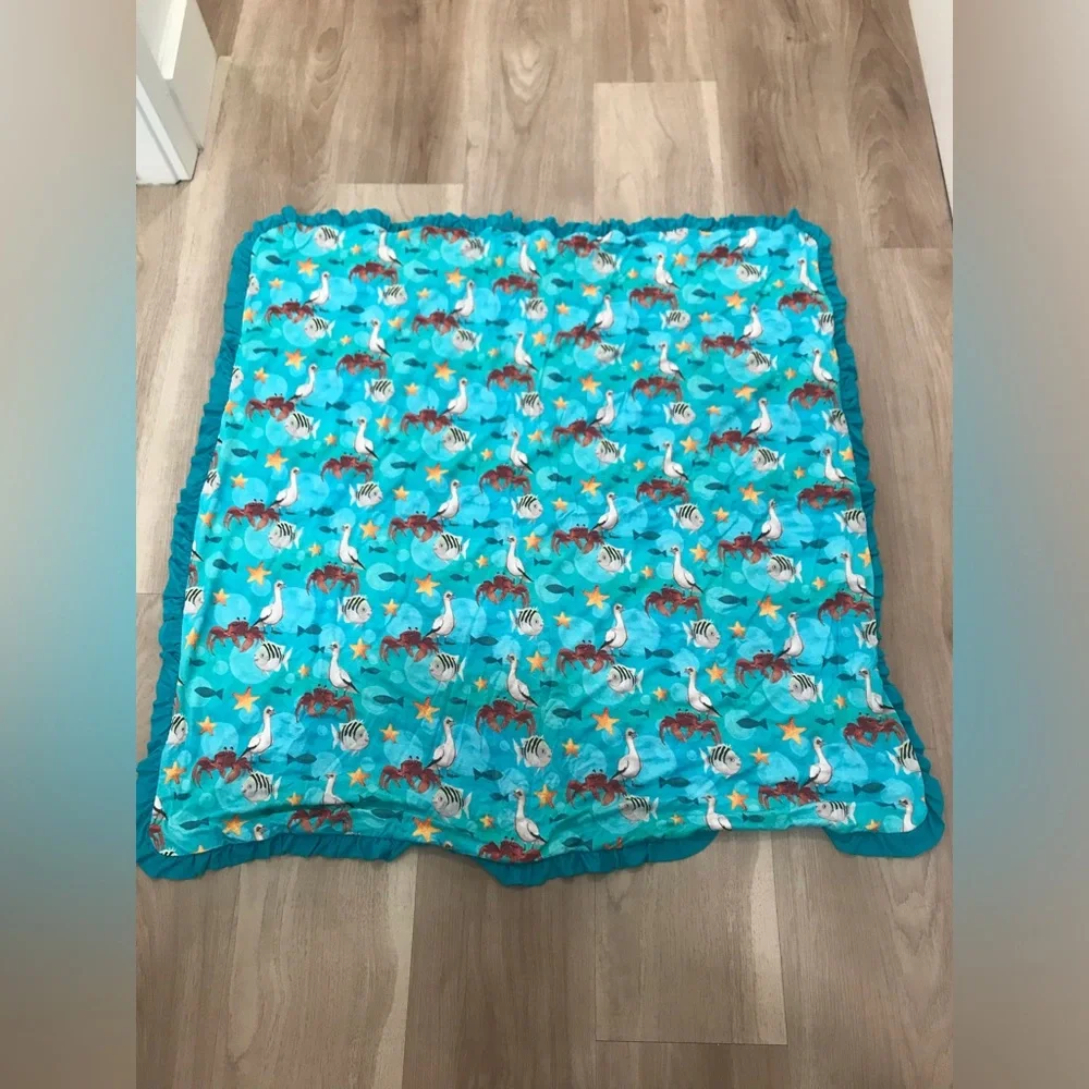 Posh Peanut Disney's The Little Mermaid Ariel & Beach Buddies Ruffled Patoo - Picture 7 of 12